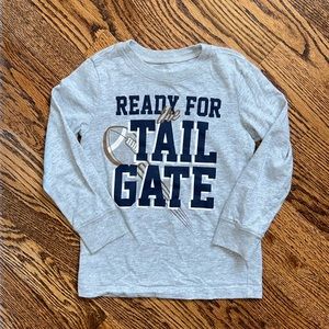 Boys Carter’s Long Sleeved Football Tee Size 4T